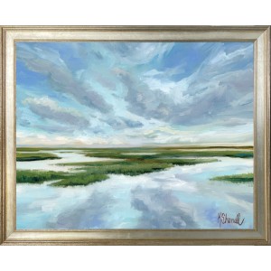 KS- SALTMARSH 9 ON CANVAS